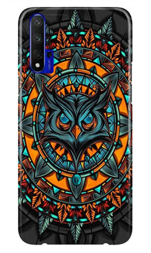 Owl Mobile Back Case for Huawei Honor 20 (Design - 360)