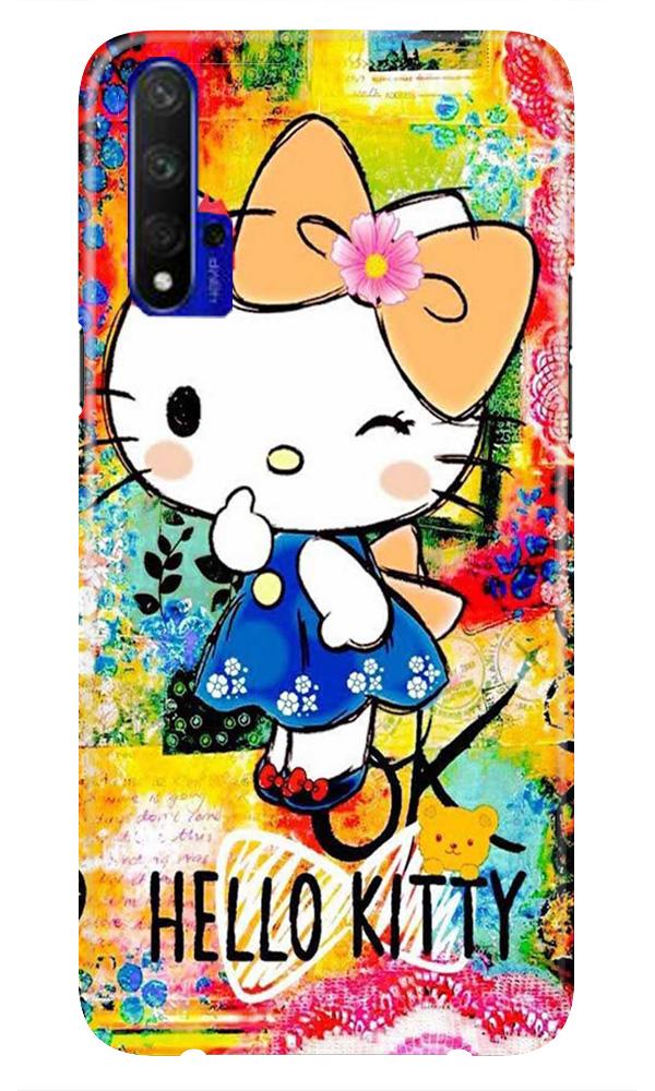 Hello Kitty Mobile Back Case for Huawei Honor 20 (Design - 362)