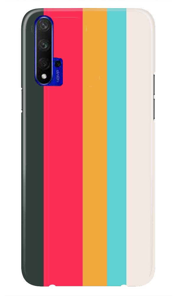 Color Pattern Mobile Back Case for Huawei Honor 20 (Design - 369)
