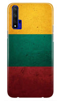 Color Pattern Mobile Back Case for Huawei Honor 20 (Design - 374)