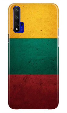 Color Pattern Mobile Back Case for Huawei Honor 20 (Design - 374)