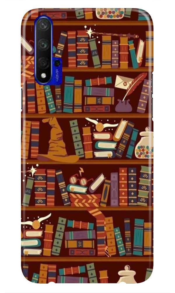 Book Shelf Mobile Back Case for Huawei Honor 20 (Design - 390)