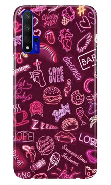 Party Theme Mobile Back Case for Huawei Honor 20 (Design - 392)