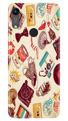 Vintage Mobile Back Case for Honor 8A (Design - 35)