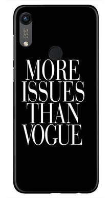 More Issues than Vague Mobile Back Case for Honor 8A (Design - 74)