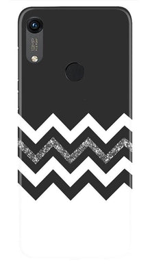 Black white Pattern2Mobile Back Case for Honor 8A (Design - 83)