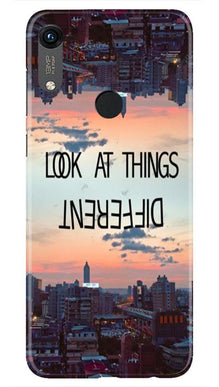 Look at things different Mobile Back Case for Honor 8A (Design - 99)