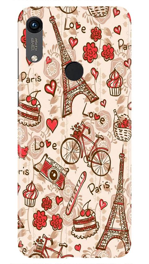 Love Paris Case for Honor 8A(Design - 103)