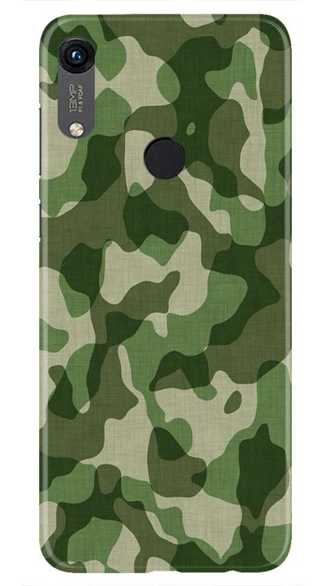 Army Camouflage Case for Honor 8A  (Design - 106)
