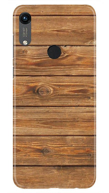 Wooden Look Mobile Back Case for Honor 8A  (Design - 113)