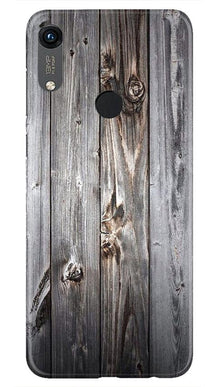 Wooden Look Mobile Back Case for Honor 8A  (Design - 114)