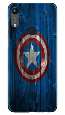 Captain America Superhero Mobile Back Case for Honor 8A  (Design - 118)