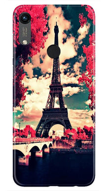 Eiffel Tower Mobile Back Case for Honor 8A (Design - 212)