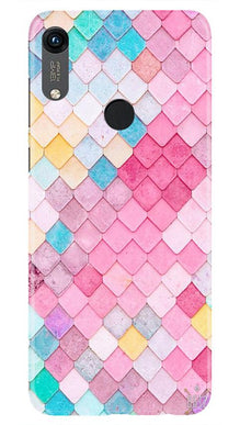 Pink Pattern Mobile Back Case for Honor 8A (Design - 215)