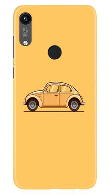 Vintage Car Mobile Back Case for Honor 8A (Design - 262)