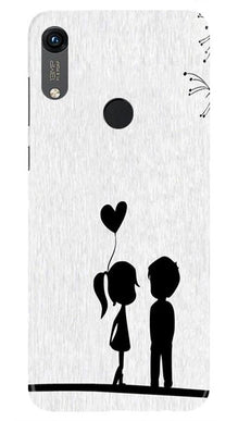 Cute Kid Couple Mobile Back Case for Honor 8A (Design - 283)