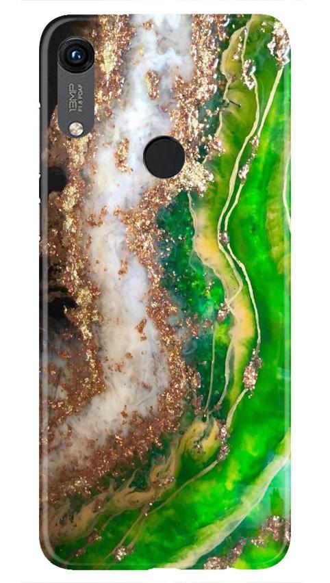 Marble Texture Mobile Back Case for Honor 8A (Design - 307)