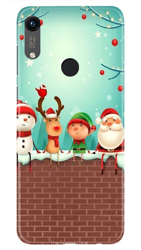 Santa Claus Mobile Back Case for Honor 8A (Design - 334)