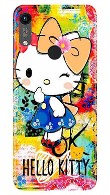 Hello Kitty Mobile Back Case for Honor 8A (Design - 362)