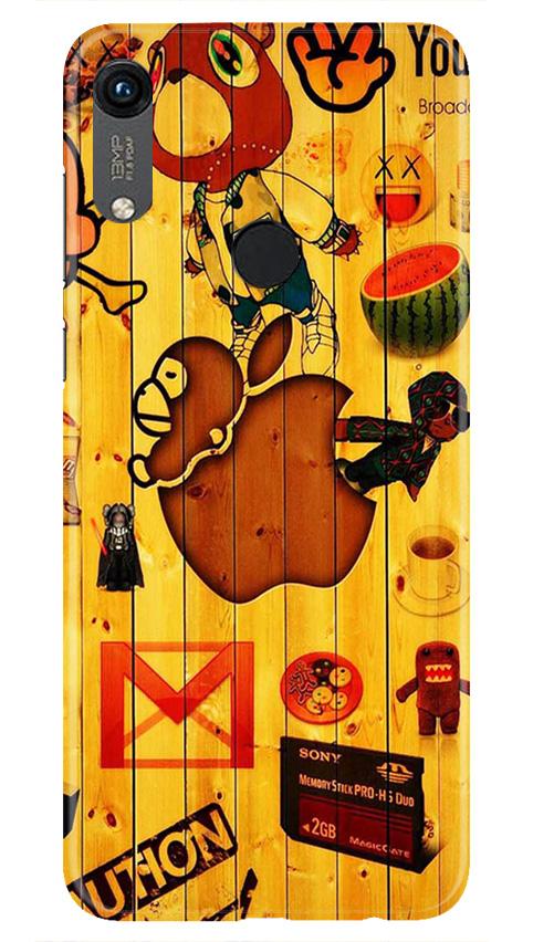 Wooden Texture Mobile Back Case for Honor 8A (Design - 367)