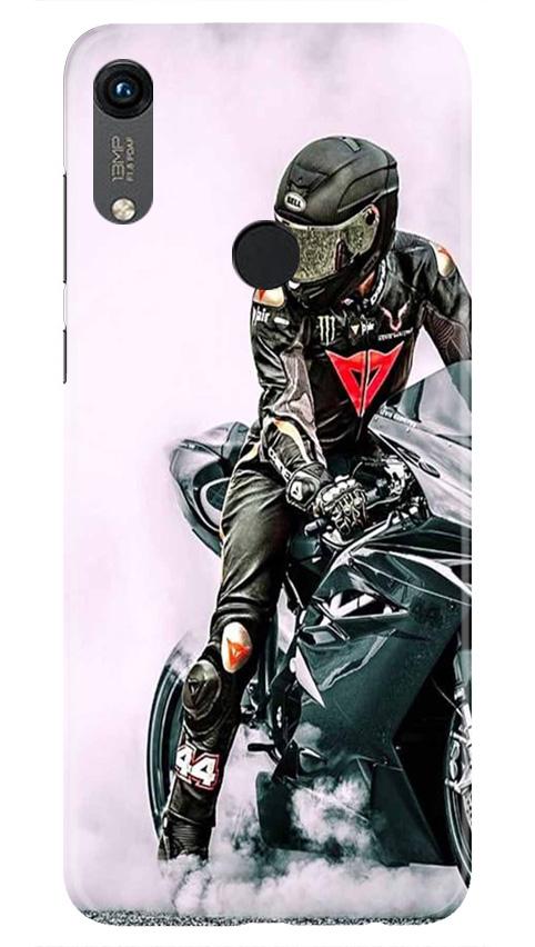 Biker Mobile Back Case for Honor 8A (Design - 383)