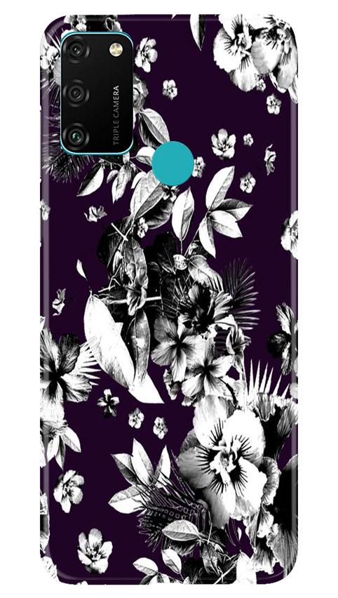 white flowers Case for Honor 9A