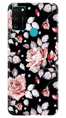 Pink rose Mobile Back Case for Honor 9A (Design - 12)