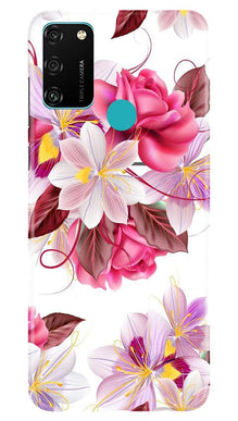 Beautiful flowers Mobile Back Case for Honor 9A (Design - 23)