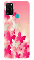White Pick Butterflies Case for Honor 9A