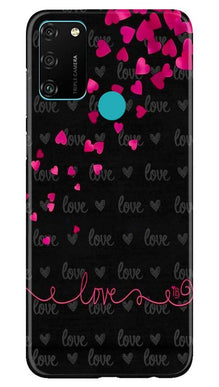 Love in Air Mobile Back Case for Honor 9A (Design - 89)