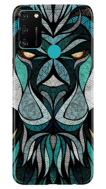 Lion Mobile Back Case for Honor 9A (Design - 97)