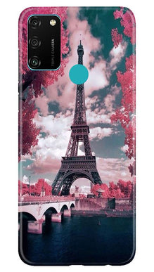 Eiffel Tower Mobile Back Case for Honor 9A  (Design - 101)
