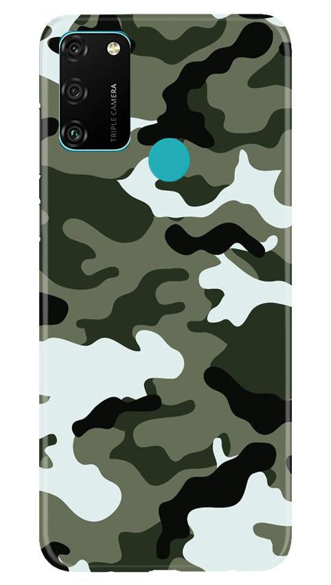 Army Camouflage Case for Honor 9A(Design - 108)