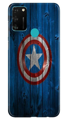 Captain America Superhero Mobile Back Case for Honor 9A  (Design - 118)