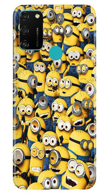 Minions Mobile Back Case for Honor 9A  (Design - 126)