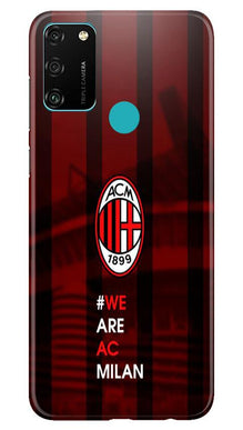 AC Milan Mobile Back Case for Honor 9A  (Design - 155)