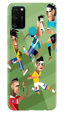 Football Mobile Back Case for Honor 9A  (Design - 166)