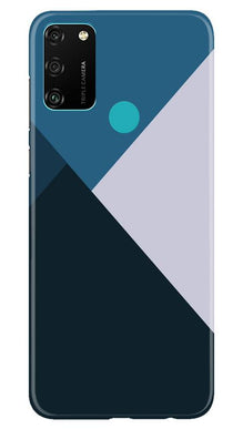 Blue Shades Mobile Back Case for Honor 9A (Design - 188)