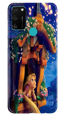 Cute Girl Mobile Back Case for Honor 9A (Design - 198)
