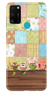 Owls Mobile Back Case for Honor 9A (Design - 202)