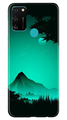 Moon Mountain Mobile Back Case for Honor 9A (Design - 204)