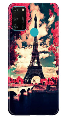 Eiffel Tower Mobile Back Case for Honor 9A (Design - 212)