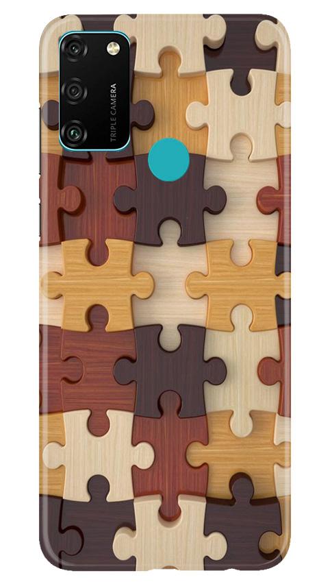 Puzzle Pattern Case for Honor 9A (Design No. 217)