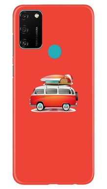 Travel Bus Mobile Back Case for Honor 9A (Design - 258)