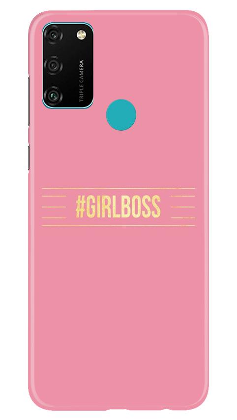 Girl Boss Pink Case for Honor 9A (Design No. 263)