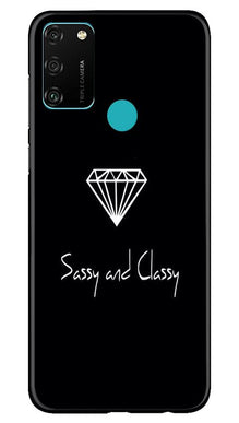Sassy and Classy Mobile Back Case for Honor 9A (Design - 264)