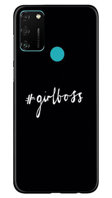 #GirlBoss Mobile Back Case for Honor 9A (Design - 266)