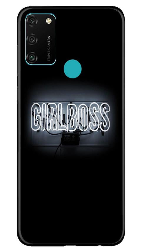 Girl Boss Black Case for Honor 9A (Design No. 268)
