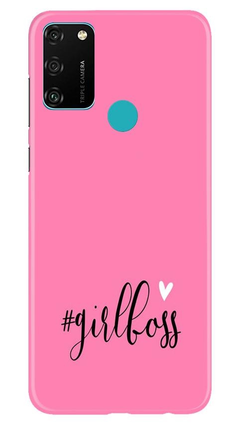 Girl Boss Pink Case for Honor 9A (Design No. 269)