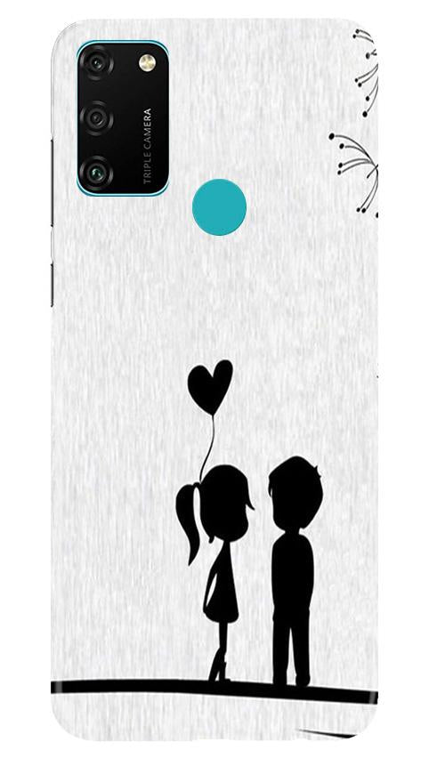 Cute Kid Couple Case for Honor 9A (Design No. 283)
